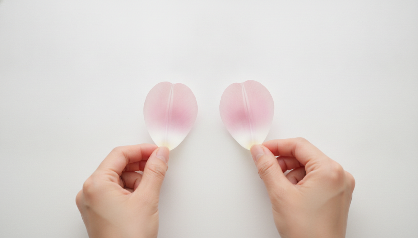 びらびらが片方だけ大きいのはなぜ？原因と受診の目安を解説